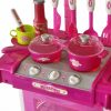 VID Rózsaszín gyermek játékkonyha fényekkel és kiegészítőkkel