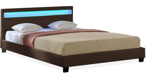LED PU LEATHER BED + BED GRID 180 X 200 CM MULTIPLE COLORS