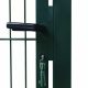 VID 106x250 cm acél kerítés kapu zöld színben