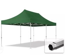   Professional összecsukható sátrak PROFESSIONAL 400g/m2 ponyvával, alumínium szerkezettel, oldalfal nélkül - 3x6m zöld