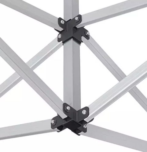 TP 3x6m összecsukható aluminium 800N pavilon, oldalfal nélkül - zöld