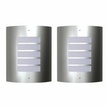   VID Rozsdamentes acél vízálló fali lámpatest 2 db "V1"