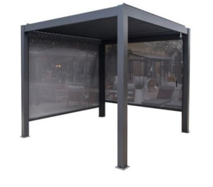 1 PIECE OF 4M SIDE WALL FOR THE 4M SIDE OF THE 3X4M PERGOLA IN OUR OFFER
