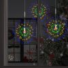 VID 10 db karácsonyi többszínű tűzijátéklámpa 1400 LED-del 20 cm