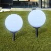 VID Kültéri napelemes gömb LED lámpa [2 db]