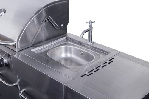 EPT Arizona BBQ Premium Line gázgrill, 6 égőfej + ajándék nyomáscsökkentő