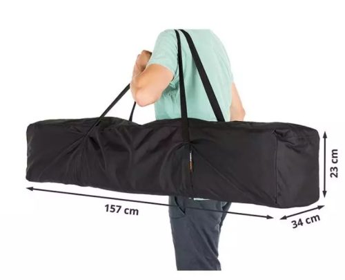 TP 3x6m összecsukható alumínium pavilon, oldalfal nélkül - krém