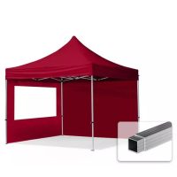 Összecsukható pavilonok 700N ponyvával, acélszerkezettel, 2 oldalfallal